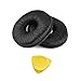 Geekria QuickFit Replacement Ear Pads for Panasonic Technics RP-DJ1200, RP-DJ1205, RP-DJ1210 Headphones Ear Cushions, Repair Parts (Black)