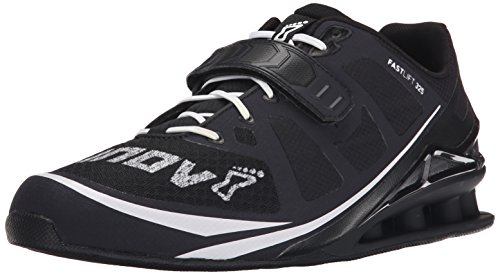 Inov-8 Men's Fastlift 325 Weightlifting and Fitness Shoe, Black/White, 9 D US