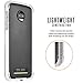 Moto Z2 Force Case Bumper White/Clear Compatible with Moto Mods (Ademite) (Does Not Fit Moto Z2 Play, Moto Z Play, Moto Z 2016 and Moto Zforce 2016