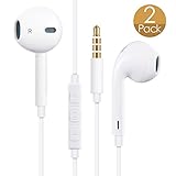 Cordify Earphones Headphones Earbuds Headsets with Mic & Remote Control Compatible with iPhone 6/6s/6 Plus/6s Plus/ 5/5c/5s/SE, iPad/iPod (White)