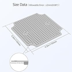 LeMotech Mounting Plate for Junction Box, ABS