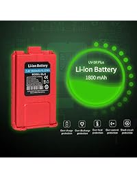 BaoFeng   Radio transmisores Plus Flame Qualette, color rojo., Rojo llama