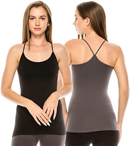 Fldy Womens Racer Back Sheer Tank Tops See Through Stretch Crop