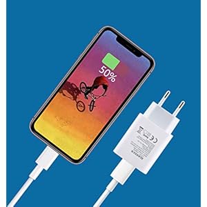 Caricabatterie Caricatore Rapido e Cavo Compatible with Xiaomi Redmi Note 11/9/9 Pro/10s/8 Pro/10/10 Pro/11S/9T/9S,Redmi… - immagine 7