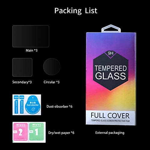 DJI Osmo Action Screen Protector DYKEISS 2.5D Curved Tempered Glass