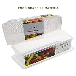 SILIVO Food Storage Containers for Fridge