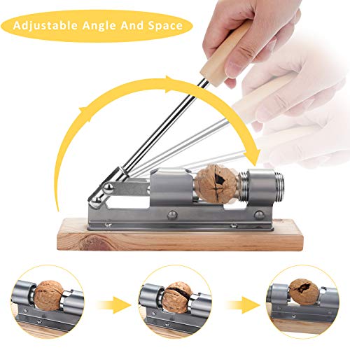 Pecan Nut Cracker Heavy Duty Nutcracker Tool Walnut Plier For Easy