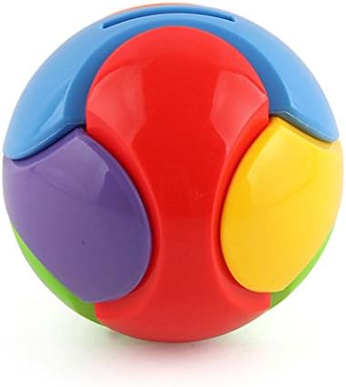 Amazemarket Multifunctional Convenient Colorful Detachable Puzzle Ball Creative Piggy Bank Coin Money Box Gifts Hand-eye Coordination Kids Children Learning Building Blocks Toy (DIY Piggy bank)