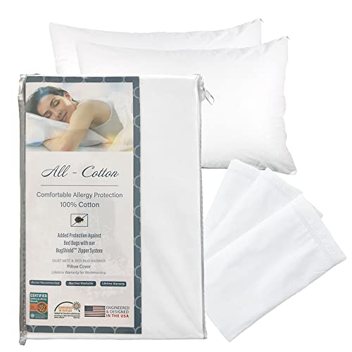 National Allergy Cotton Pillow Protector