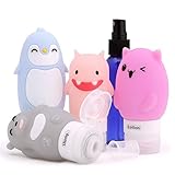 Cuteya Silicone Travel Bottles Leak Proof