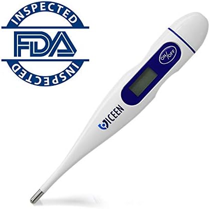 VICEEN Digital Basal Thermometer for Ovulation Tracking BBT - Quick Reading, Highly Accurate 1/100th Degree, High Sensitivity - Fertility Monitor for Best Natural Family Planning