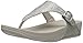 FitFlop Women's the Skinny Sparkle Flip Flop,Pale Gold,6 M US