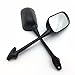 XKMT-Black Rear View Left Right High-impact PP shell Mirrors Compatible With 2010 2011 2012 CBR250/ 2003-2012 CB 1300S [B01B269ADI]