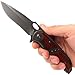 Spring Assisted Knife - Folding Knife - EDC and Tactical Pocket Knives Stainless Steel Blade with Wooden Handle Metal Clip - Best Urban Tourist Knife for Travel Hiking Survival - Grand Way 97010