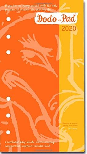 Dodo Pad Filofax-Compatible 2020 Personal Organiser Refill Diary - Week to View Calendar Year: Diary-Doodle-Message-Engagement-Organiser with room for up to 5 people's appointments/activities