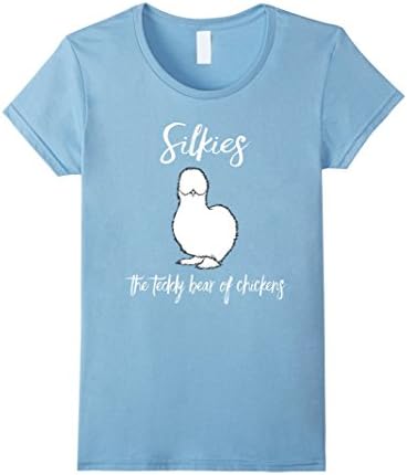 Women's Silkie Chickens - Silkies - the teddy bear of chickens shirt Medium Baby Blue