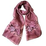 Womens printing Embroidery Long Scarf Lightweight Wrap Shawl Silk Scarf Womens printing Embroidery Long Scarf Lightweight Wrap Shawl Silk Scarf