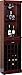 Coaster Home Furnishings Lambert Wine Cherry Traditional Classic Wall Bar Unit, Finished,20