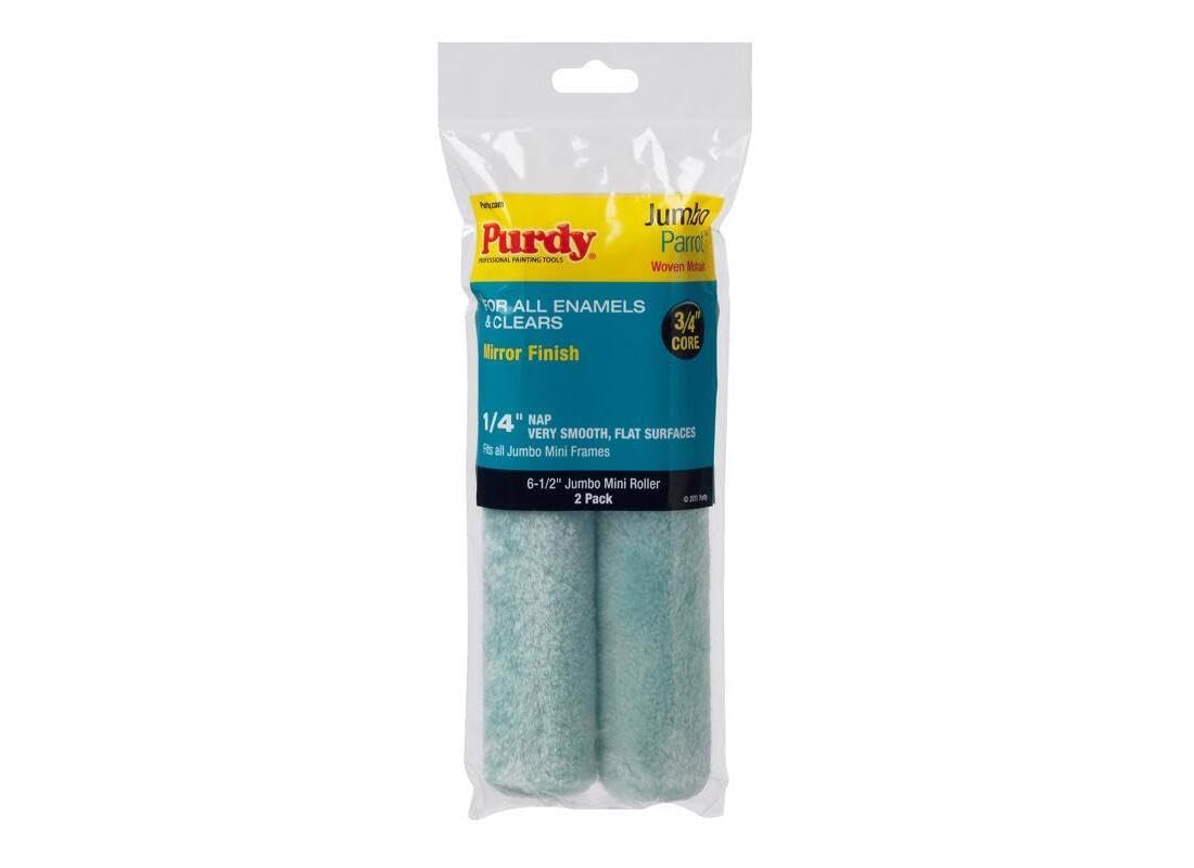 Purdy 140626040 6.5 x 0.25 in. Parrot Jumbo Mini Roller Cover - 2 Pack2
