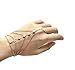 Adorable Woman Chain Tassel Crystal Bracelet Slave Finger Ring Hand Harness