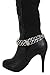 Women Western Fashion Jewelry Boot Anklet Bracelet Gold Metal Chain Shoe Animal Print Leopard Charm Artsy