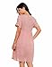 Lookbook Store Women Lace Crochet Back Keyhole A Line Short Casual Babydoll Dress
