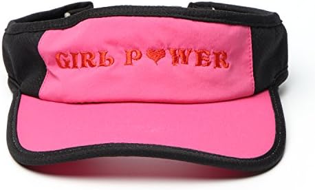 Pink Sun Hat Waterproof Cap Pink Running Visor Snapbacks Caps Golf Hat Girls (girl power pink)