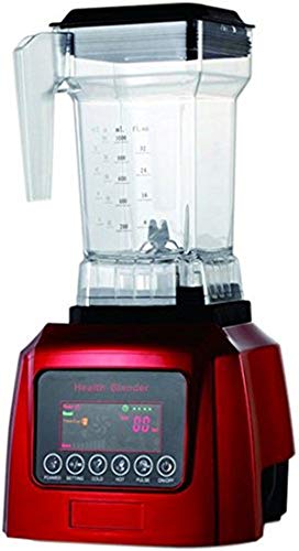 Click Here to See More Images JIAWANSHUN Commercial Touch Screen Blender Electric Slush Machine Low Noise Ice Crushers Food Mixer Household 1L Food Processer Machine (220V, black)