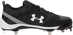 Under Armour Women's Glyde ST Softball Shoe, Black