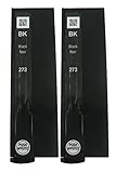 Genuine Epson 273 Black Ink Cartridges 2 pack in Original Bulk Packaging for Epson Expression XP-820 Expression Premium 600 610 620 800 810
