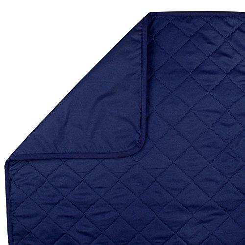 E-Living Store Washable Reusable Incontinence Seat/Chair Protector Pad, 4-Layer Absorbent Design for Chair Lift, Wheelchair, Bed, Crib, Recliner - Navy Blue - Thumbnail 4