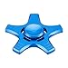 Fidget Spinner High Speed Stainless Steel Finger Spinner Bearing Hand spinners fidget Toy for Adults Kids for Relieving Stress Anxiety ADHD Focus Boredom (5 Leaves Blue)