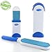 Pet Fur & Lint Remover with Self-Cleaning Base - Double-Sided Brush Removes from Clothes & Furniture (2)