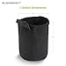 BLOOMSPECT 5-Pack 1 Gallon Grow Bags, Aeration Fabric Pots, Heavy Duty Thickened Nonwoven Plant Container with Handlesthumb 1