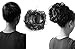 PRETTYSHOP BUN Up Do Hair Piece Hair Ribbon Ponytail Extensions Draw String Scrunchie wavy Platinum blond # 613A HK111