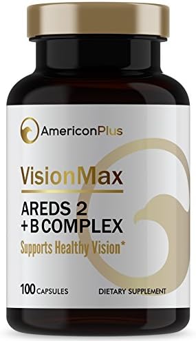Eye Multivitamin with AREDS2 Antioxidants Lutein, Zeaxanthin, Vitamin C, Vitamin E plus B Complex. Vision Supplements for Macular Health and Vision Health, 100 Capsules