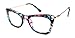 TIJN Cat Eye Eyeglasses Frames with Metal Arms for Women