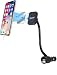 SOAIY 3-in-1 Cigarette Lighter Magnet Car Mount + Car Charger + Voltage Detector,Car Holder Cradle w/Dual USB 3.1A Charger,Display Voltage Current Compitable with iPhone8 X 6s 6 5s Samsung S8 S7 S6