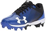 Under Armour Boys' Leadoff Low Jr. RM Baseball Shoe, Black (041)/Team Royal, 10K