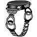 Compatible with Samsung Gear S3 Frontier/Classic Band/Galaxy Watch 46mm Band, 22mm Watch Band Stainless Steel Metal Bracelet Strap for Moto 360 2nd Gen 46mm/Pebble Time Steel(Bangle Black)