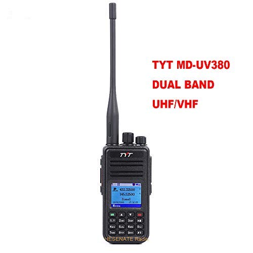 TYT MD-UV380 Dual Band VHF/UHF 136-174Mhz/400-480Mhz Handheld Two Way Radio (Ham) TYT MD-UV380 Dual Band VHF/UHF 136-174Mhz/400-480Mhz Handheld Two Way Radio (Ham)
