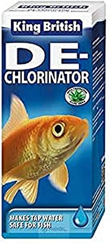 KING BRITISH Tropical Coldwater Aquarium Fish Tank Disease Treatment Medicine (De-chlorinator 100ml bottle)