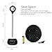 Reacher Flexible USB LED Light Desk Lamp with Night Light, Snooze Alarm Clock, USB Port Charger for Laptop Light up