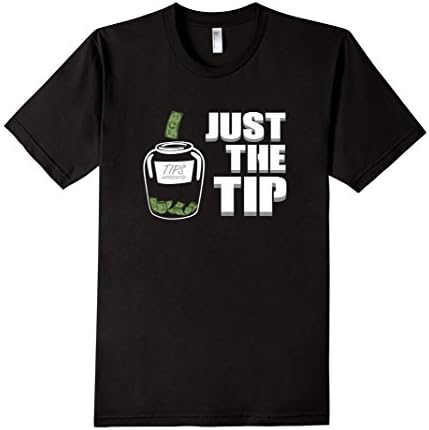 Men's Just the Tip - Bartender Funny Fitted T-Shirt 3XL Black