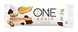 ONE Basix Protein Bar Peanut Butter Chocolate Chunk 12 Count, Gluten-Free Protein Bar with High Protein (20g) and Low Sugar (1g), Guilt Free Snacking for Healthy Diets