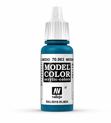 Vallejo Medium Blue Paint, 17ml