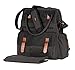 Zeni Diaper Bag Backpack with Changing Pad - Multi-Function Waterproof Durable Baby Bag Backpack (Black Grey) Tactical Convertible Crossbody Messenger Bookbag Maternity Bag Backpack for Baby Stuff