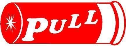 Just For Fun RED - 6 x 2.25 Pull Shotgun Shell Vinyl Die Cut Decal Bumper Sticker, Windows, Cars, Trucks, laptops, etc