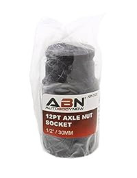 ABN llave de tubo para ejes, de 1 2 pulgada, de 12 puntos, universal para cualquier auto, para eliminación, instalación, reparación