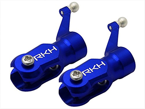 Rakon CNC AL Main Blade Grip Set (Blue) - Blade 180 CFX 180CFX030-B 180CFX